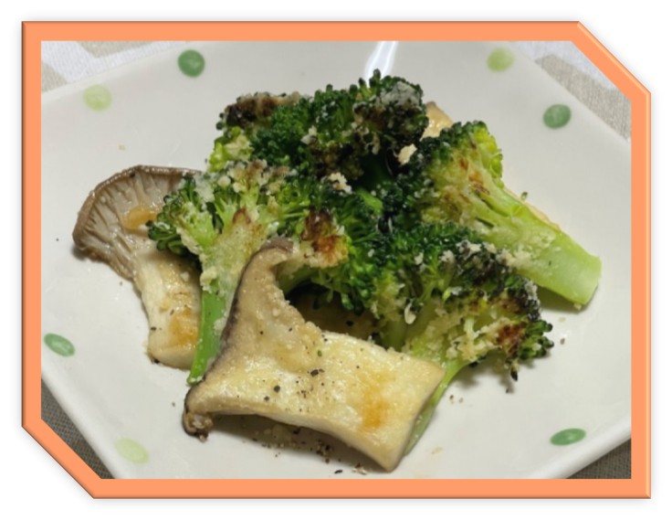 豆苗と青じその和風サラダ