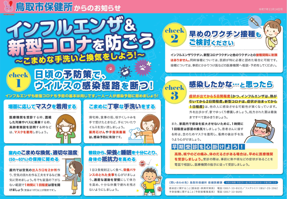 インフル・コロナ予防