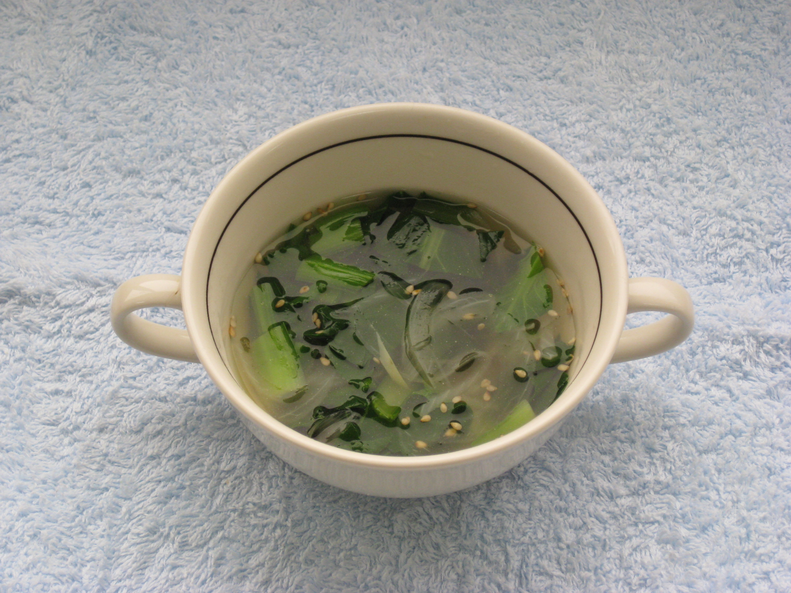 小松菜のスープ