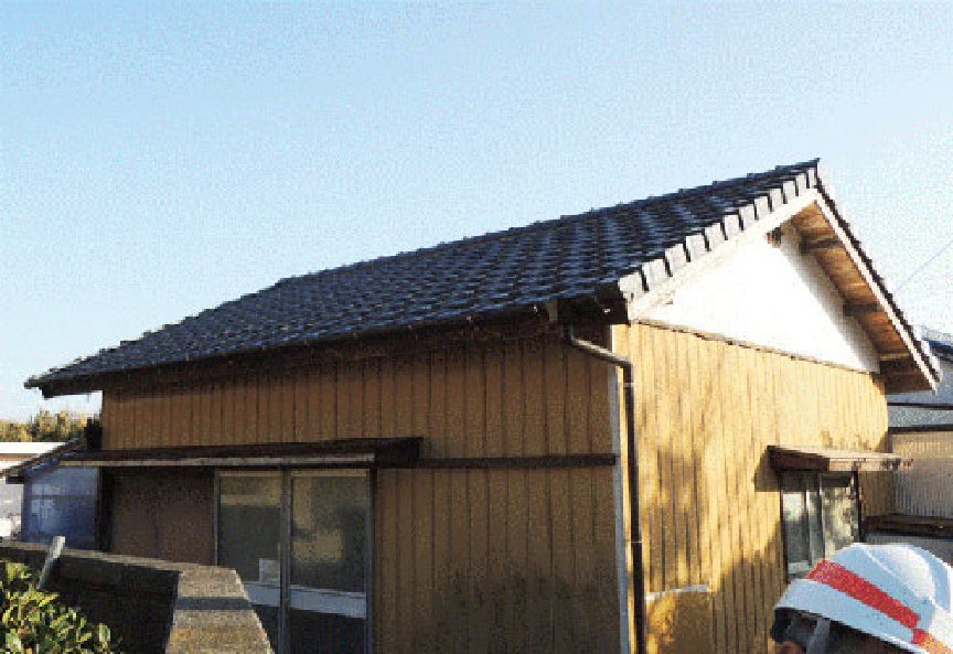 ガイドライン工法の瓦屋根