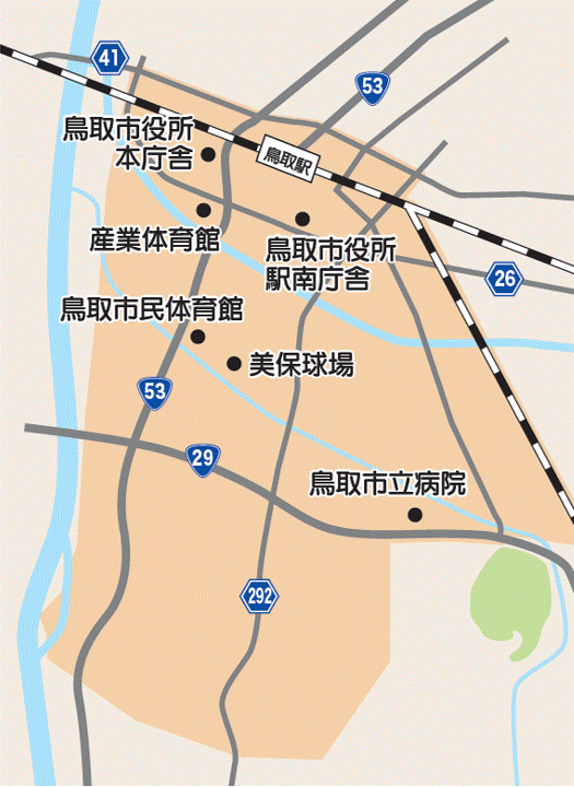 運行エリアマップ