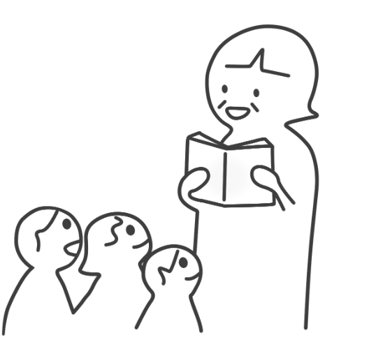 読み聞かせのイラスト