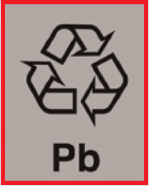 鉛蓄電池のマーク