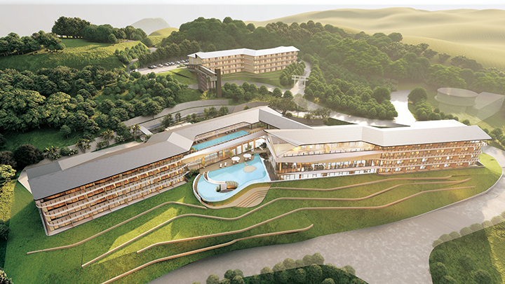 誘致が決定しているリゾートホテル