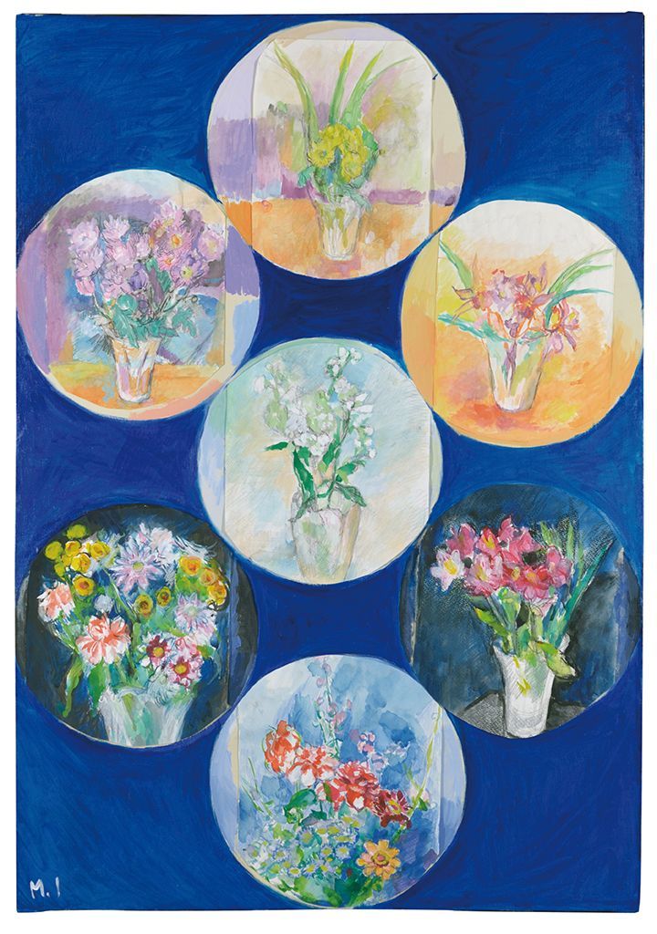 自由 協賛賞 鳥取市文化財団理事長賞 「花曼荼羅(はなまんだら)」 石谷美恵子(いしたに えみこ)