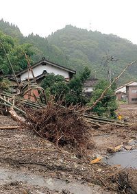 佐治町高山（渕尻集落の上手）