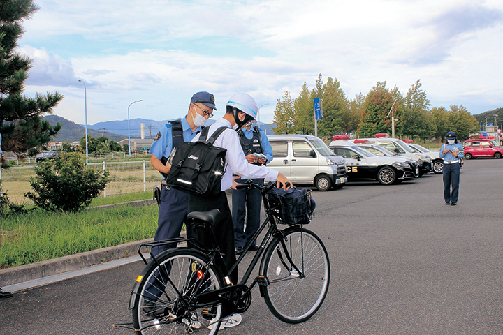 学校での交通安全指導