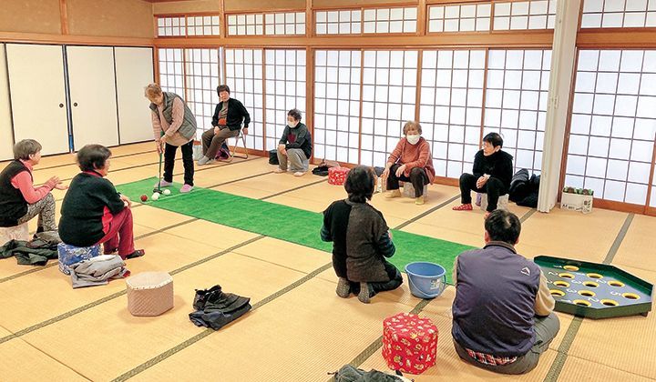 スカットボールの様子