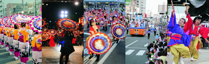 今までの鳥取しゃんしゃん祭の様子