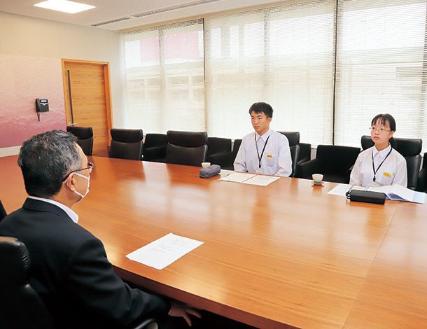 深沢市長との面談