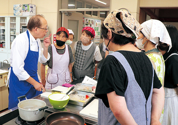 フランス料理教室の様子