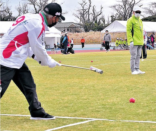 ゲートボールのプレイ