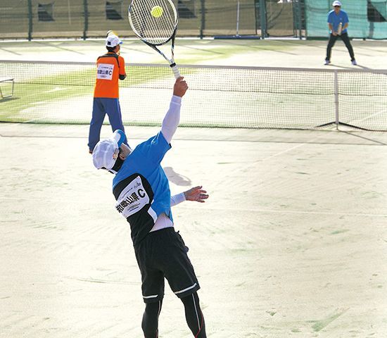 テニスのプレイ