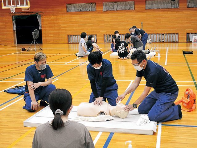 応急手当の講習