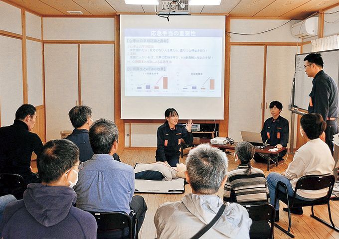 応急手当の講習会