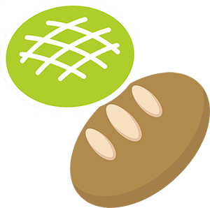 メロンパンとフランスパン