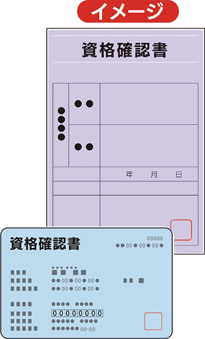資格確認書イメージ