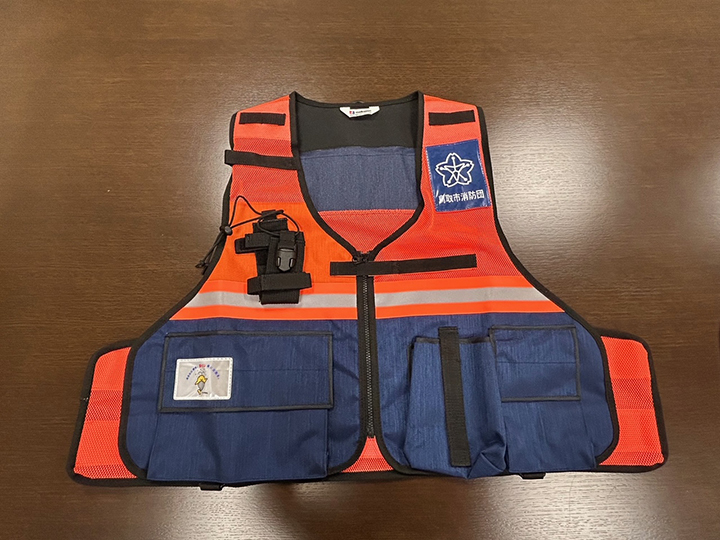 消防団員用ベスト