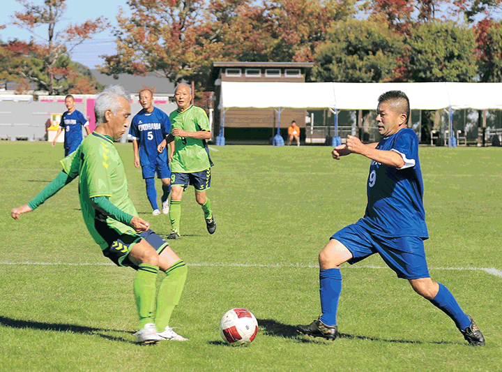 ねんりんピック サッカーの様子