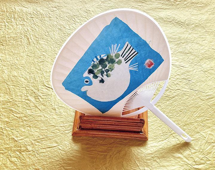 ちぎり絵作品