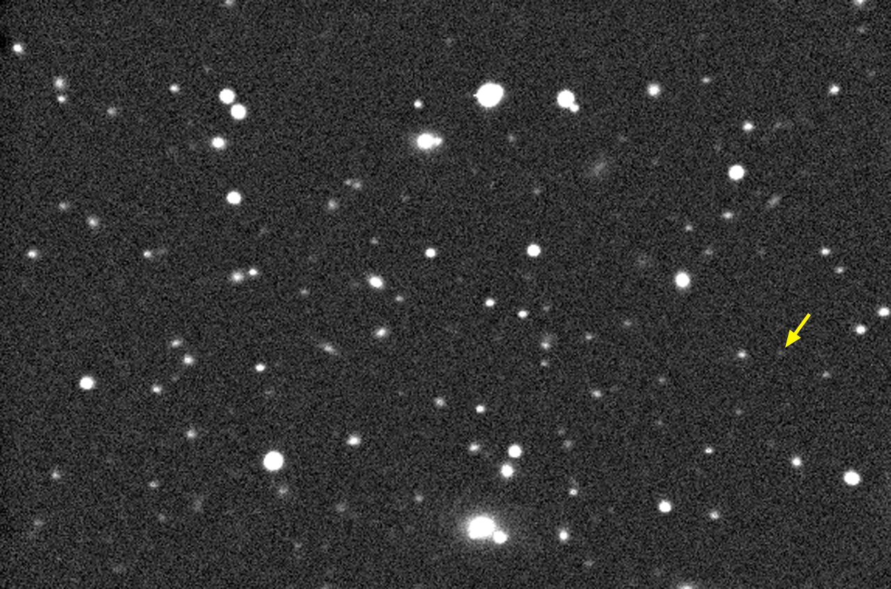 小惑星「吉川経家」発見画像