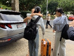 ホストファミリーとの別れ