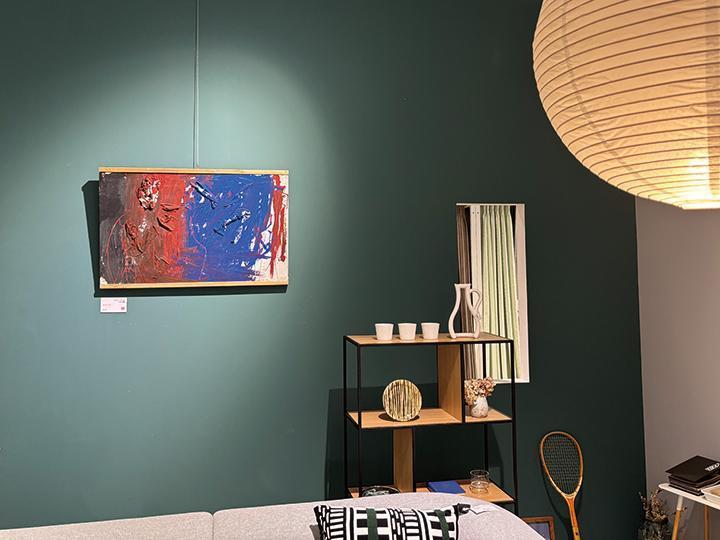 作品が展示されている様子