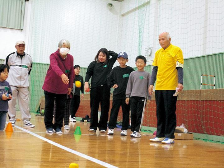 ボッチャの様子