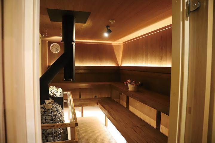 サウナ中の様子