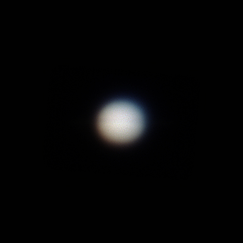 環の見えない土星